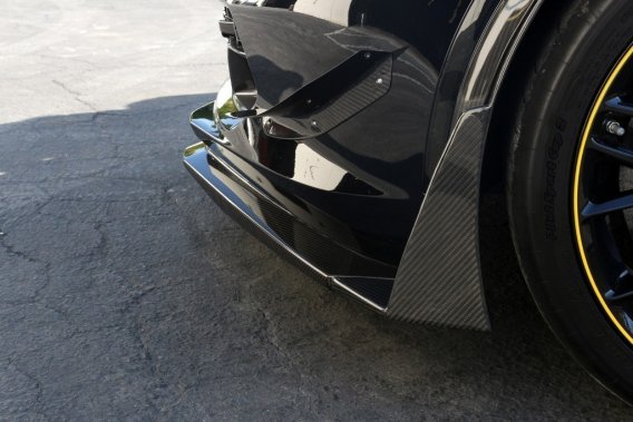 APR Performance Carbon Fiber Front Canards/ Bumper Spats ( fits OEM C7 ZO6 Airdam Only) fits 2015...