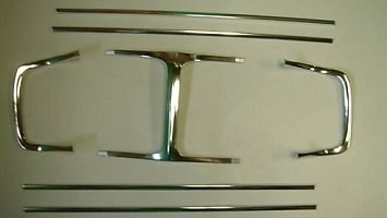 1969 Dodge Charger Vans Auto Grille Trim Moldings Set