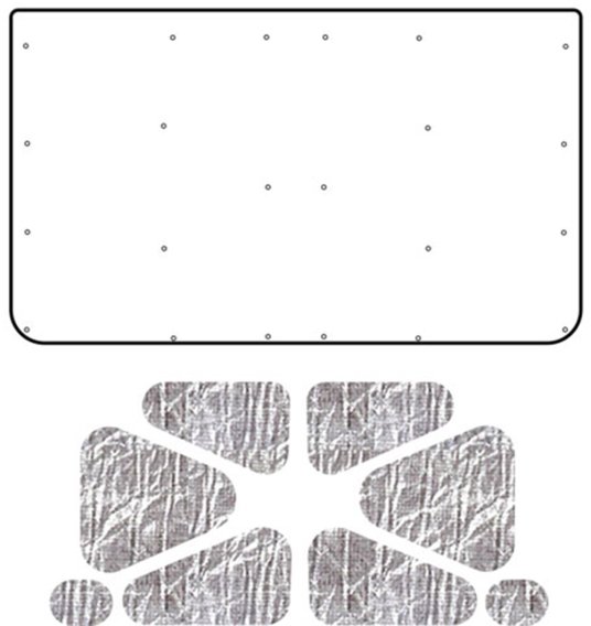 1973-1980 Chevrolet Blazer AcoustiHood Under-Hood Insulation & Sound Barrier Kit