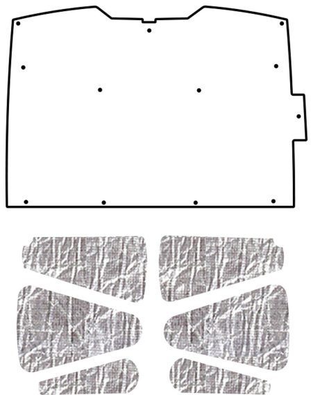 1994-2004 Chevrolet S-10/15 Truck QuietRide Solutions AcoustiHood Under Hood Cover with Heatshiel...