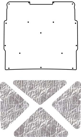 1966-1967 Comet AcoustiHood Under-Hood Insulation and Sound Barrier Kit