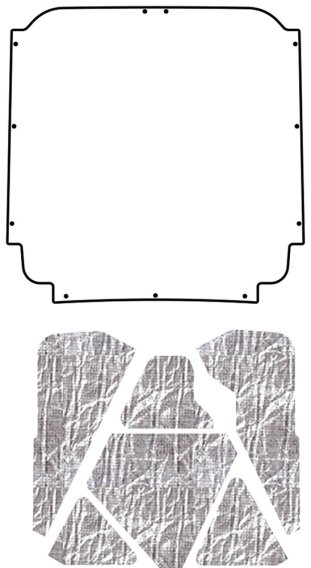 1970-1977 Comet AcoustiHood Under-Hood Insulation and Sound Barrier Kit by QuietRide Solutions