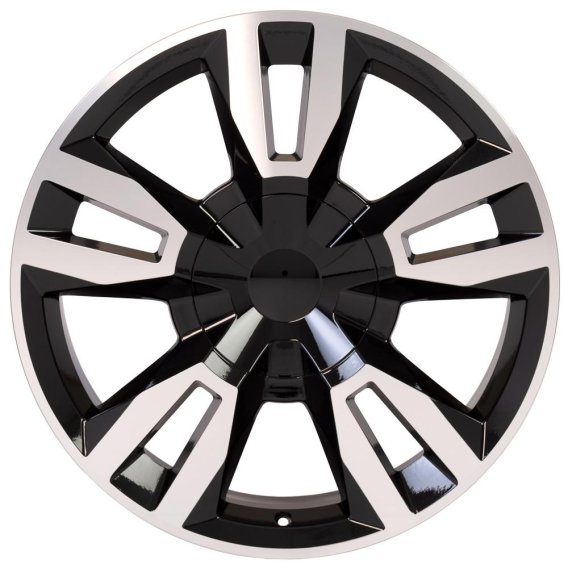 Chevy Tahoe 22"x9" Replica Black Machined Wheel CV40 OE Wheels