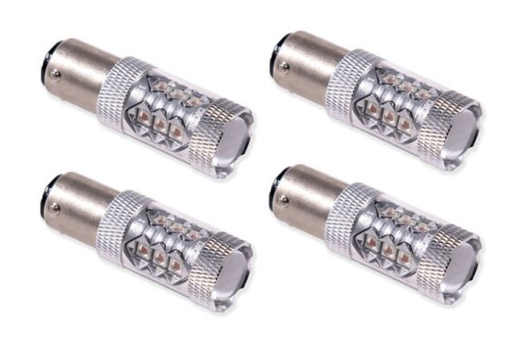 1157 LED Bulb XP80 LED Red Four Diode Dynamics DD0016Q