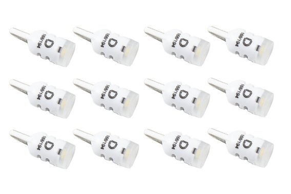 194 LED Bulb HP3 LED Cool White Set of 12 Diode Dynamics DD0024TW