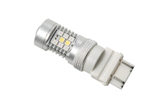3157 LED Bulb HP24 Dual-Color LED Red White Single Diode Dynamics DD0054S
