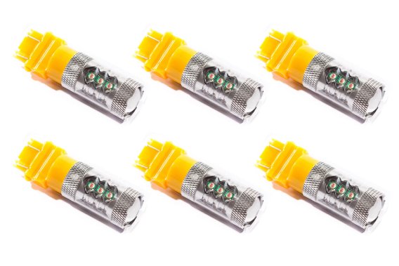 3157 LED Bulb XP80 LED Amber Set of 6 Diode Dynamics DD0058H