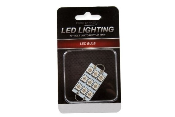 44mm SML9 LED Bulb Blue Single Diode Dynamics DD0104S