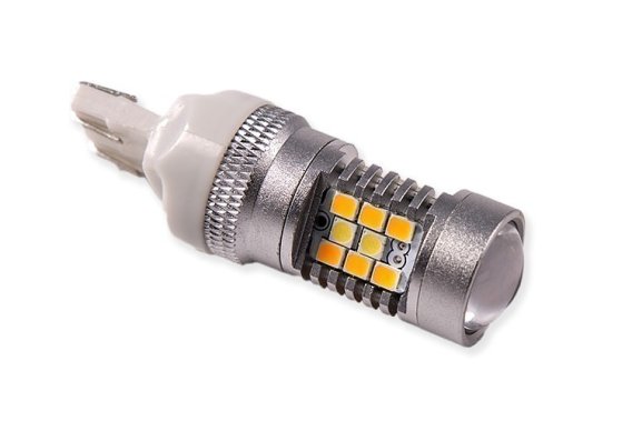 7443 LED Bulb HP24 LED Cool White Switchback Single Diode Dynamics DD0110S