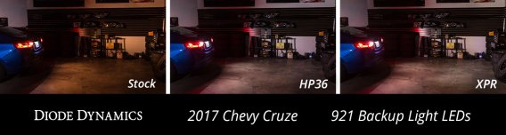 Backup LEDs for 2011-19 Chevrolet Cruze (pr) HP36 (210 Lumens) Diode Dynamics
