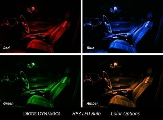 194 LED Bulb HPHP3 LED Green Single Diode Dynamics DD0203S