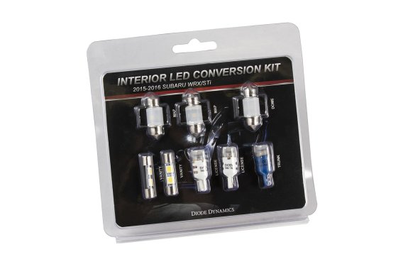 For 2015-19 Subaru WRX Interior Light Kit Stage 2 Blue Diode Dynamics DD0263