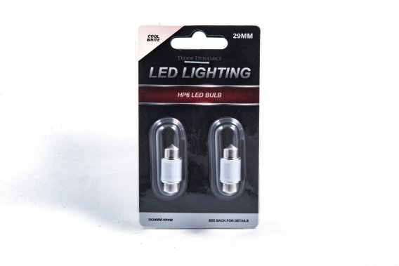 29mm HP6 LED Bulb Warm White Single Diode Dynamics DD0350S
