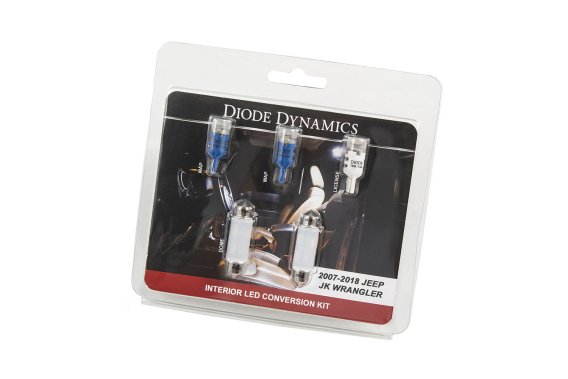For Wrangler JK 4dr Interior Kit Stage 2 Blue Diode Dynamics DD0366