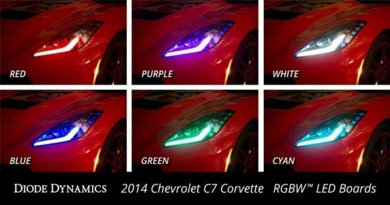 For 2014-2016 Chevrolet Corvette RGBW LED Boards Diode Dynamics DD2001