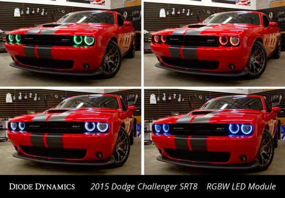 For 2015-2016 Dodge Challenger RGBW DRL LED Boards Diode Dynamics DD2002