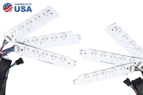 For 2015-2016 Ford Mustang RGBWA DRL LED Boards (USDM) Diode Dynamics