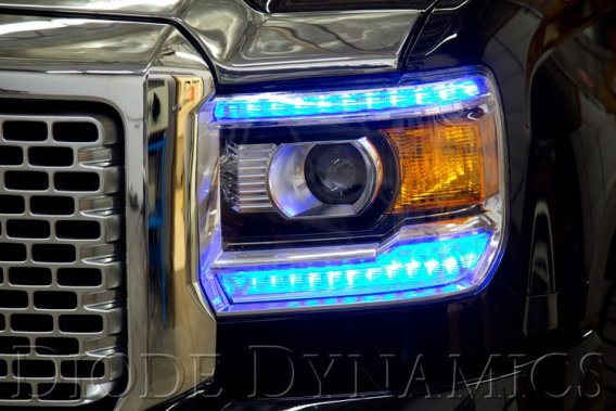 For 2014-2016 GMC Sierra RGBW DRL LED Boards Diode Dynamics DD2010