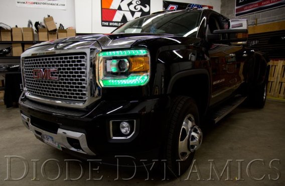 For 2014-2016 GMC Sierra RGBW DRL LED Boards Diode Dynamics DD2010