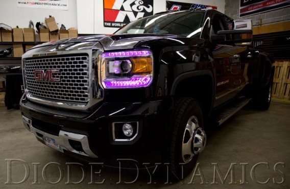 For 2014-2016 GMC Sierra RGBW DRL LED Boards Diode Dynamics DD2010