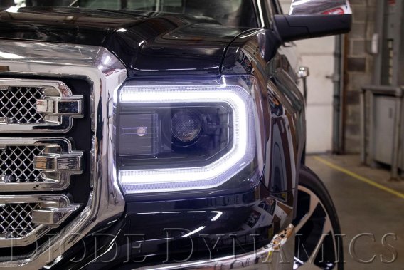 For GMC Sierra LED Halos Switchback 16-18 Sierra 1500 Diode Dynamics DD2177