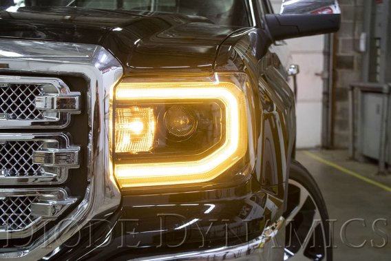 For GMC Sierra LED Halos Switchback 16-18 Sierra 1500 Diode Dynamics DD2177