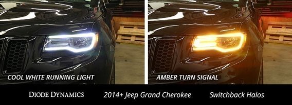 For Grand Cherokee 2014 SB LED Halos Diode Dynamics DD2216
