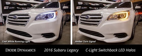 For Subaru Legacy/Outback C-Light Switchback LED Halos Diode Dynamics DD2220