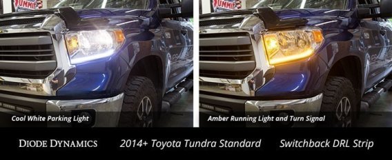 For Tundra 2014 Standard SB DRL Strip Diode Dynamics DD2225