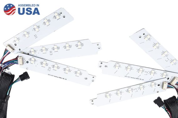 For 2015-2016 Ford Mustang RGBWA DRL LED Boards (EU) Diode Dynamics