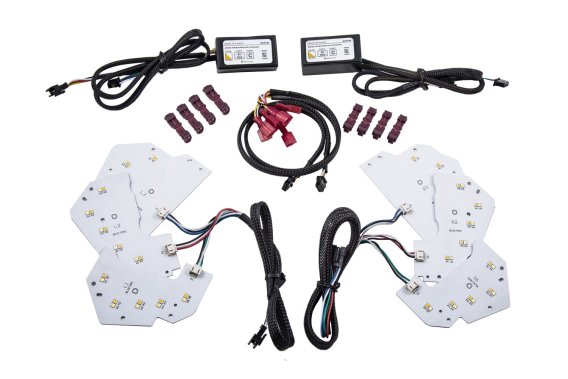 For 2018-19 Ford Mustang Switchback DRL LED Boards USDM Diode Dynamics