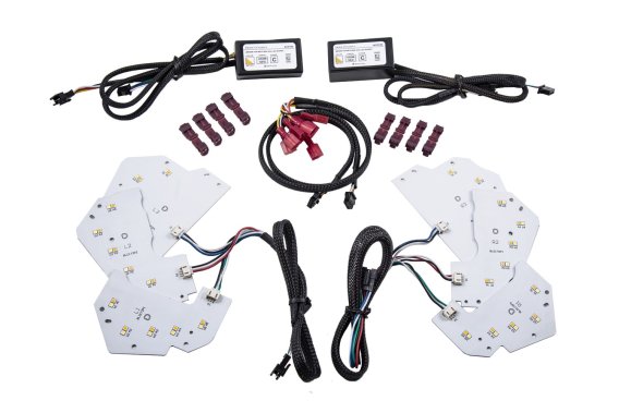 For 2018-19 Ford Mustang Switchback DRL LED Boards USDM Diode Dynamics