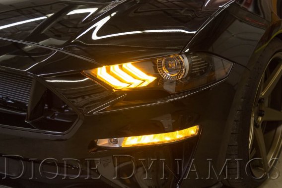 For 2018-19 Ford Mustang Switchback DRL LED Boards USDM Diode Dynamics