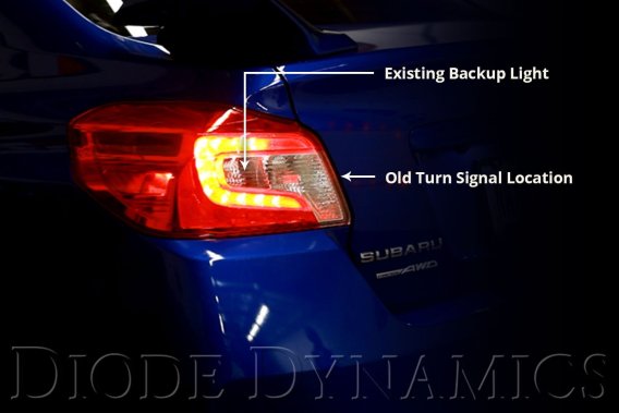 For 2015-19 Subaru WRX / STi Tail as Turn Diode Dynamics DD3012