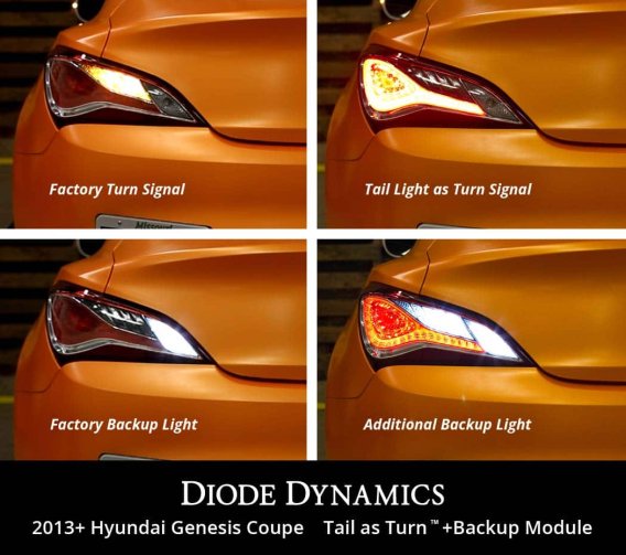 Tail as Turn +Backup Module for 13-16 Hyundai Genesis Coupe Diode Dynamics