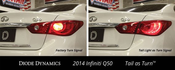 Tail as Turn Module for Q50 Sedan pr Diode Dynamics DD3036