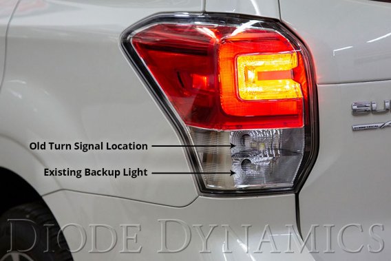 For 2017 Subaru Forester Tail as Turn Kit w/ Backup Stage 1 Diode Dynamics