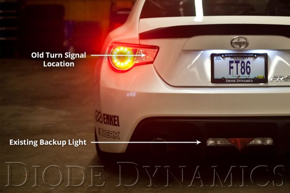 For FRS/BRZ Tail as Turn Kit w/ Backup Stage 1 Diode Dynamics DD3056