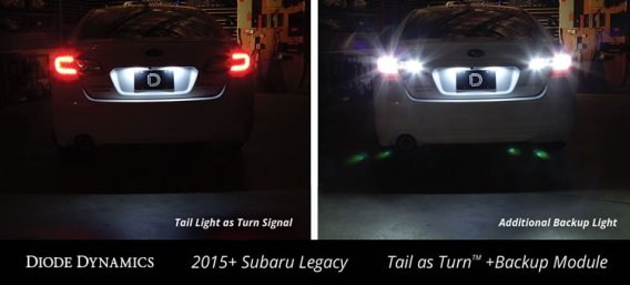 For Legacy Tail as Turn Kit w/ Backup Stage 2 Diode Dynamics DD3059