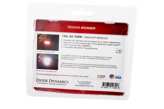 For 4 Runner Tail as Turn Kit w/ Backup Stage 2 Diode Dynamics DD3065