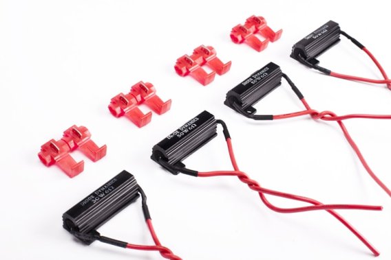 LED Resistor Kit Set of 4 Diode Dynamics DD4025Q