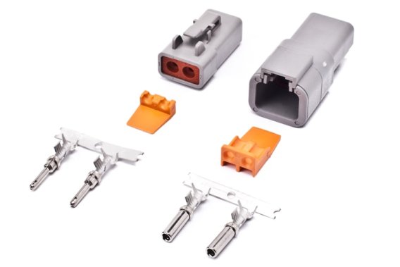 Deutsch Connector Kit 2-Pin 12-14 Gauge Diode Dynamics DD4039