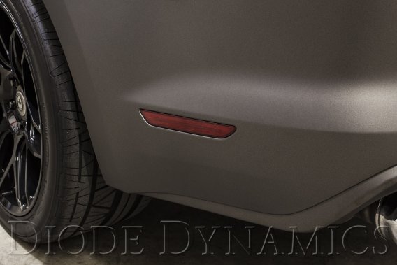 For Mustang 2015 LED Sidemarkers Smoked Set Diode Dynamics DD5004
