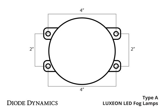 Luxeon Type A Foglights Set Diode Dynamics DD5005
