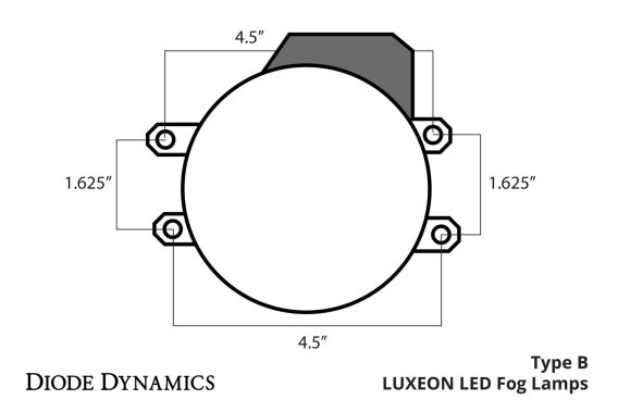 Luxeon Type B Foglights Set Diode Dynamics DD5006