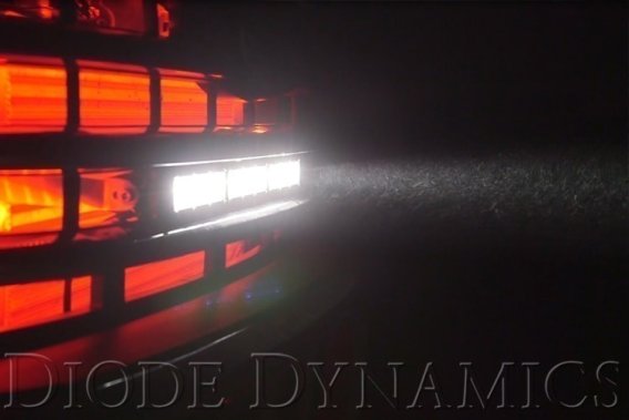 18" LED Light Bar Single Row Straight Clear Wide Ea Stage Series Diode Dynamics