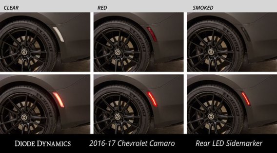 For Camaro 2016 LED Sidemarkers Clear Set Diode Dynamics DD5061