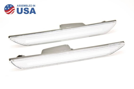For Mustang 2015 EU LED Sidemarkers Clear Set Diode Dynamics DD5071