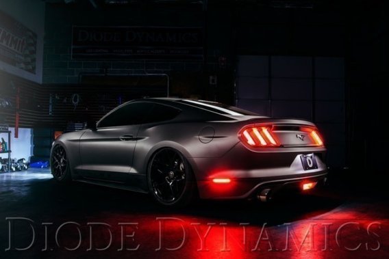 For Mustang 2015 EU LED Sidemarkers Clear Set Diode Dynamics DD5071