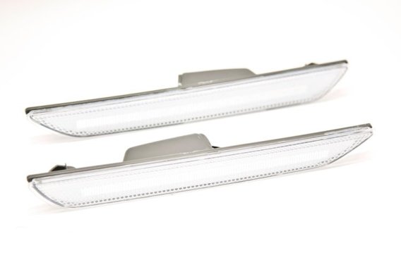 For Mustang 2015 EU LED Sidemarkers Smoked Set Diode Dynamics DD5073